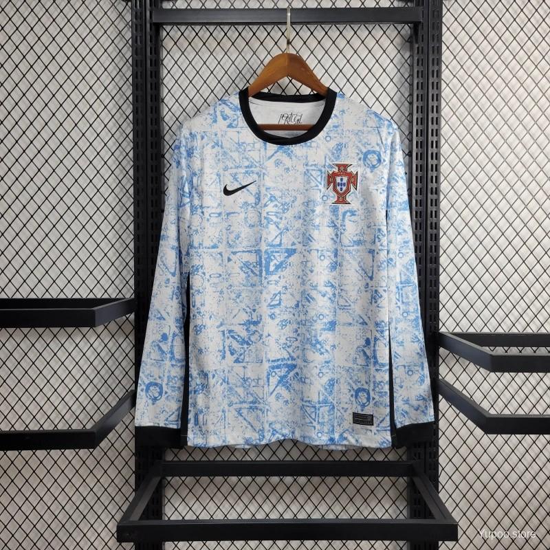 Portugal Euro 2024 Away Long Sleeve InsaneKits