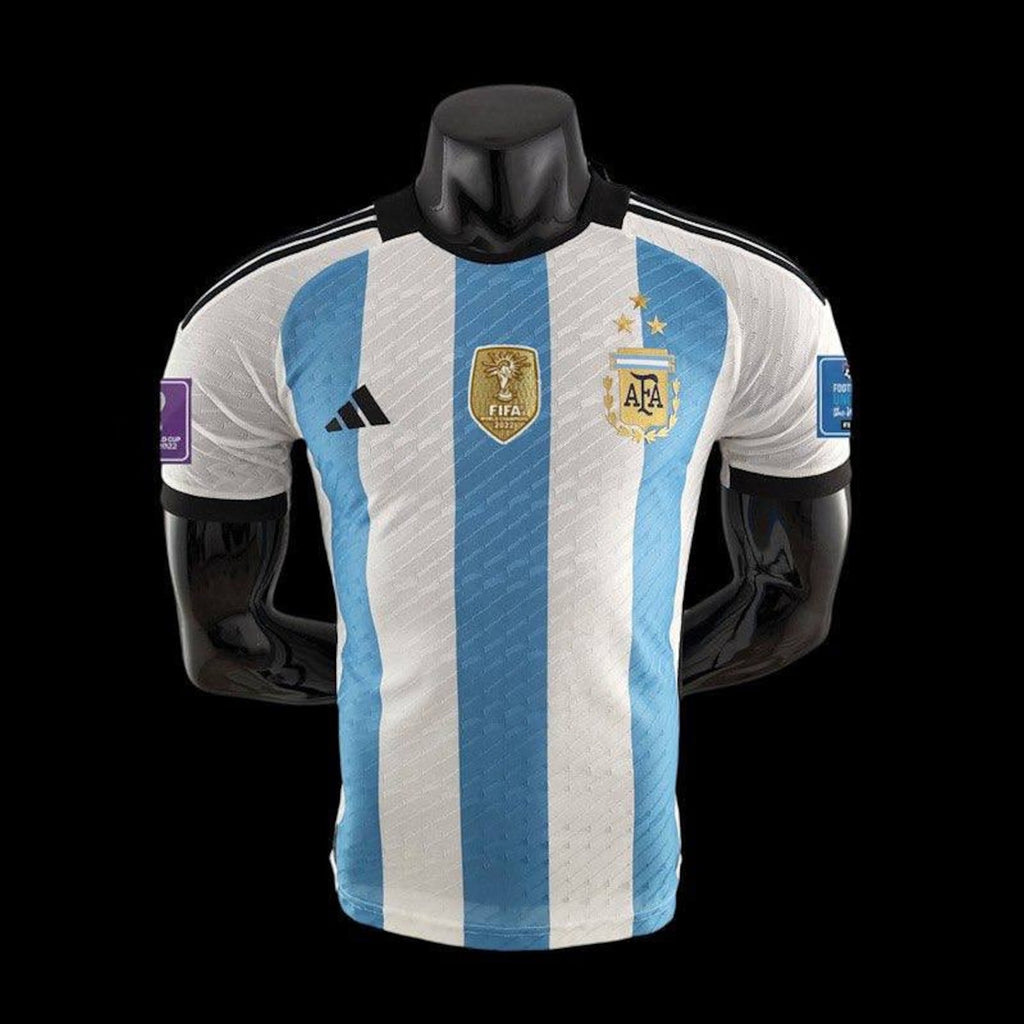 Argentina 2023 World Cup Kit |  Argentina Home 3 Star Football Jersey