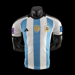 Argentina 2023 World Cup Kit |  Argentina Home 3 Star Football Jersey